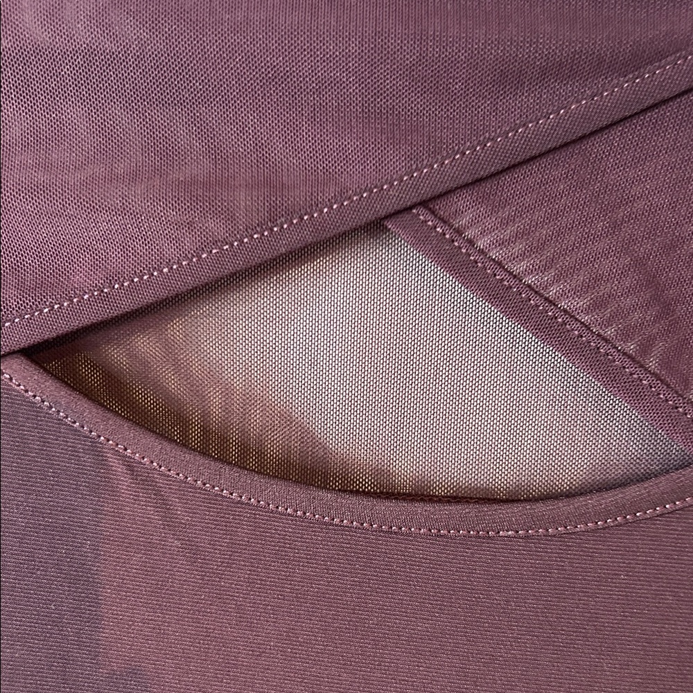 Women's Long Sleeve Top - Deep Purple - Picture 4 of 9